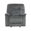 Dax Grey Manual Glider Recliner -Modern Office Shop 270925 grey polyester glider recliner signature 03