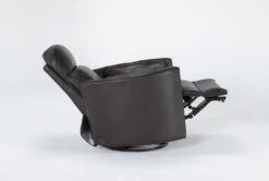 Rayna Brown Leather Power Swivel Gider Recliner With Built-In Battery & USB 11 Rayna Brown Leather Power Swivel Gider Recliner With Built-In Battery & USB -Modern Office Shop 270929 brown leather swivel glider side 20