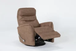Gannon Autumn Swivel Glider Rocker Recliner With Adjustable Headrest 13 Gannon Autumn Swivel Glider Rocker Recliner With Adjustable Headrest -Modern Office Shop 271036 brown polyester swivel glider side 20
