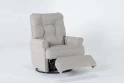 Marilee Power Swivel Glider Recliner -Modern Office Shop 271040 brown fabric swivel glider side 19