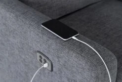 Baxter Power Swivel Glider Recliner With Power Headrest & USB 21 Baxter Power Swivel Glider Recliner With Power Headrest & USB -Modern Office Shop 271042 black fabric swivel glider detail 44