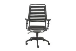 Farum Black High Back Bungee Desk Chair