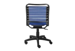 Oslo Blue Low Back Bungee Desk Chair -Modern Office Shop 271953 blue nylon office chair detail 45
