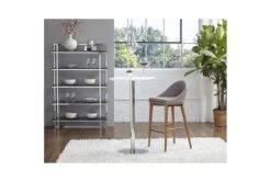 Carlsbad Black And Chrome 62" Bookcase -Modern Office Shop 272013 black wood bookcase detail 46