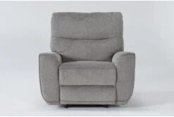 Ronan Oatmeal Power Recliner With USB