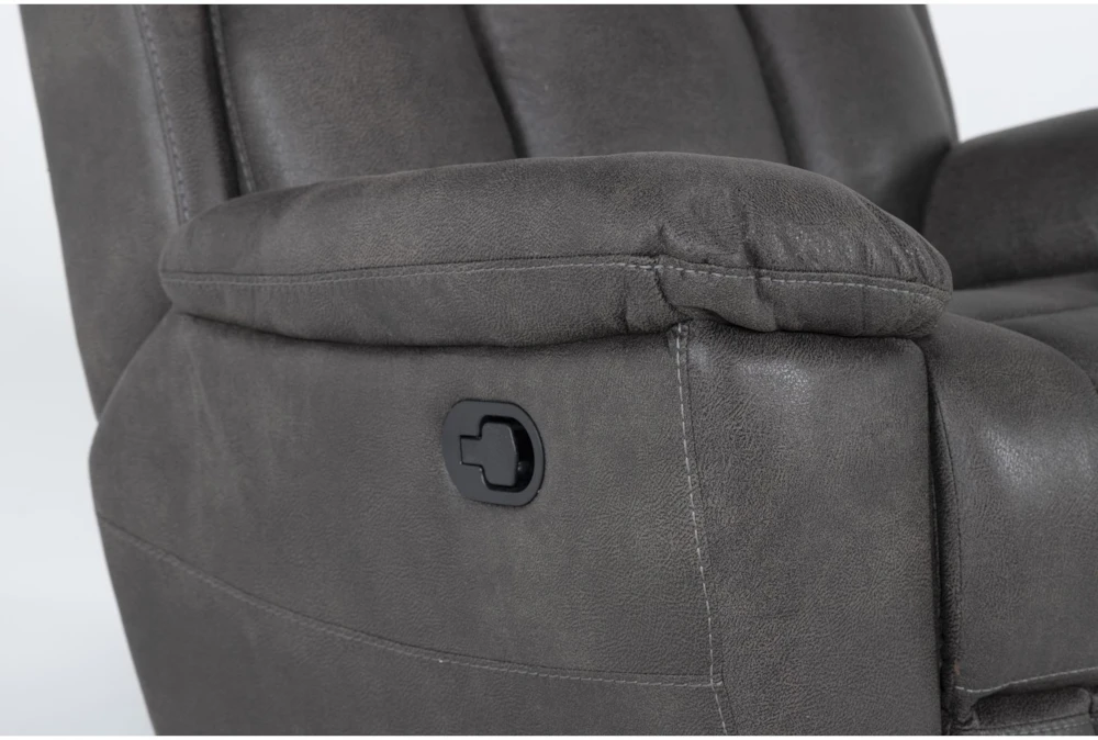 Ackert Grey Manual Glider Recliner 7 Ackert Grey Manual Glider Recliner - Image 5