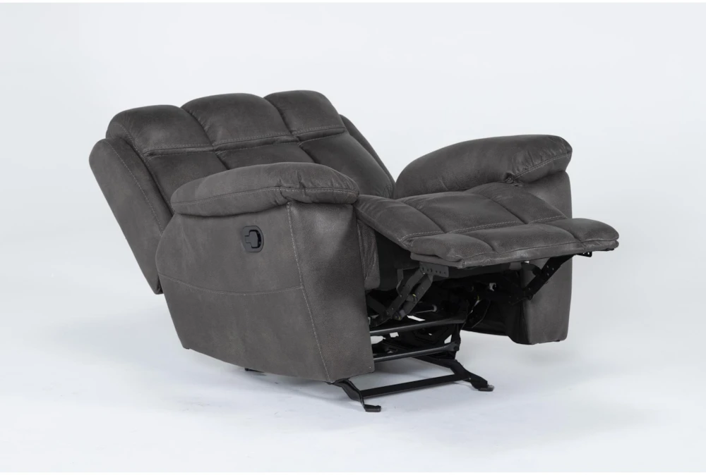 Ackert Grey Manual Glider Recliner 6 Ackert Grey Manual Glider Recliner - Image 4