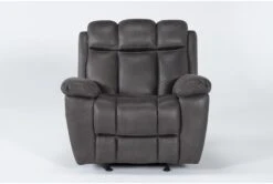 Ackert Grey Manual Glider Recliner