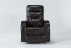 Bronson Truffle Home Theater Power Wallaway Recliner With Power Headrest & USB
