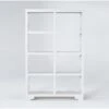 Cora Room Divider Bookcase -Modern Office Shop 277046 white wood room divider signature 01