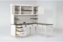 Modern Office Shop 8 Modern Office Shop -Modern Office Shop 277148 white wood desk and hutch set side 18