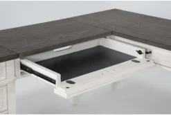 Aberdeen 3 Piece Modular L-Shaped Desk -Modern Office Shop 277149 white wood desk detail 44