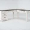 Aberdeen 3 Piece Modular L-Shaped Desk 1 Aberdeen 3 Piece Modular L-Shaped Desk -Modern Office Shop 277149 white wood desk signature 01