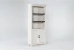 Aberdeen 76" Door Bookcase -Modern Office Shop 277152 white wood bookcase side 18