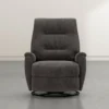 Rogan II Fabric Power Swivel Glider Recliner -Modern Office Shop 277236 grey fabric recliner signature 01