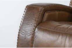 Dallas Power Rocker Recliner With Power Headrest & USB -Modern Office Shop 277920 beige leather recliner detail 44