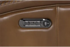 Dallas Power Rocker Recliner With Power Headrest & USB -Modern Office Shop 277920 beige leather recliner hardware 51