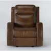 Dallas Power Rocker Recliner With Power Headrest & USB -Modern Office Shop 277920 beige leather recliner signature 01