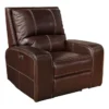 Briggs Clydesdale Leather Power Recliner With Power Headrest & USB 1 Briggs Clydesdale Leather Power Recliner With Power Headrest & USB -Modern Office Shop 278917 brown leather recliner signature 01