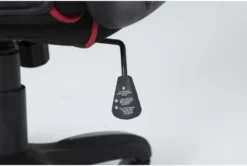 Theory Black Gaming Chair With Red Trim -Modern Office Shop 279994 red polyurethane office chair detail 44