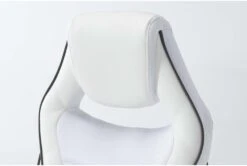 Theory White Gaming Chair With Black Trim -Modern Office Shop 279995 blue polyurethane office chair detail 44