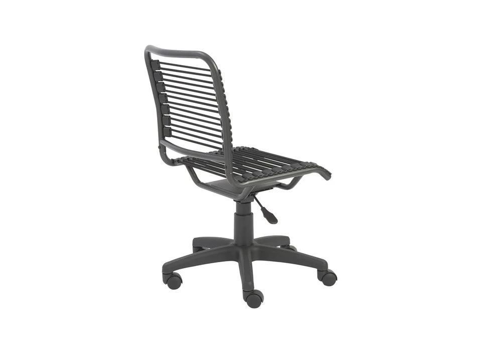 Uppsala Black And Graphite Low Back Bungee Desk Chair 5 Uppsala Black And Graphite Low Back Bungee Desk Chair - Image 4