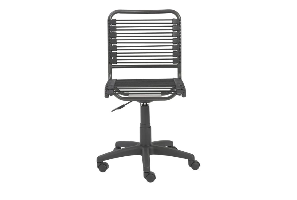 Uppsala Black And Graphite Low Back Bungee Desk Chair 6 Uppsala Black And Graphite Low Back Bungee Desk Chair - Image 5
