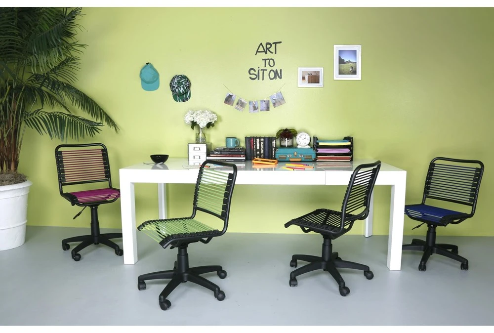 Uppsala Black And Graphite Low Back Bungee Desk Chair 7 Uppsala Black And Graphite Low Back Bungee Desk Chair - Image 6