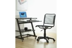 Uppsala Black And Graphite Low Back Bungee Desk Chair 16 Uppsala Black And Graphite Low Back Bungee Desk Chair -Modern Office Shop 282854 black nylon office chair detail 50