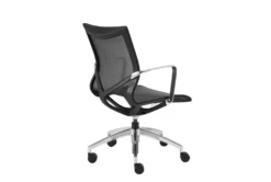 Lamkin Black Mesh Low Back Desk Chair -Modern Office Shop 282919 black nylon office chair detail 47