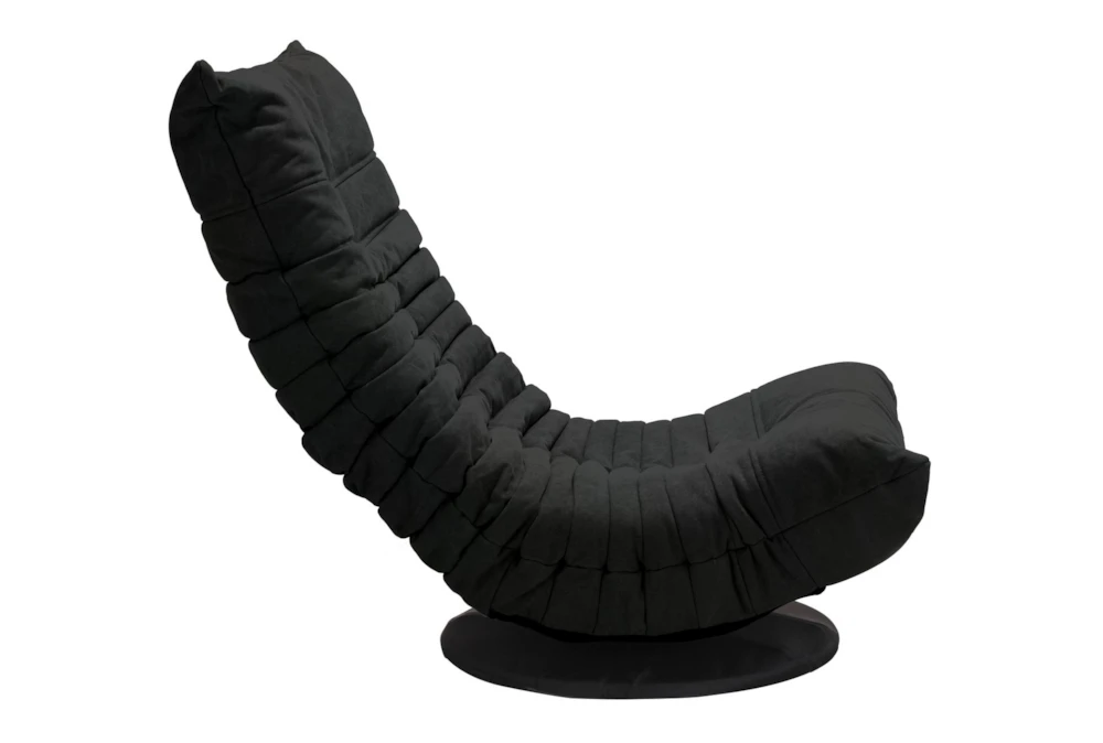 Black Low Swivel Gaming Chair 4 Black Low Swivel Gaming Chair - Image 2