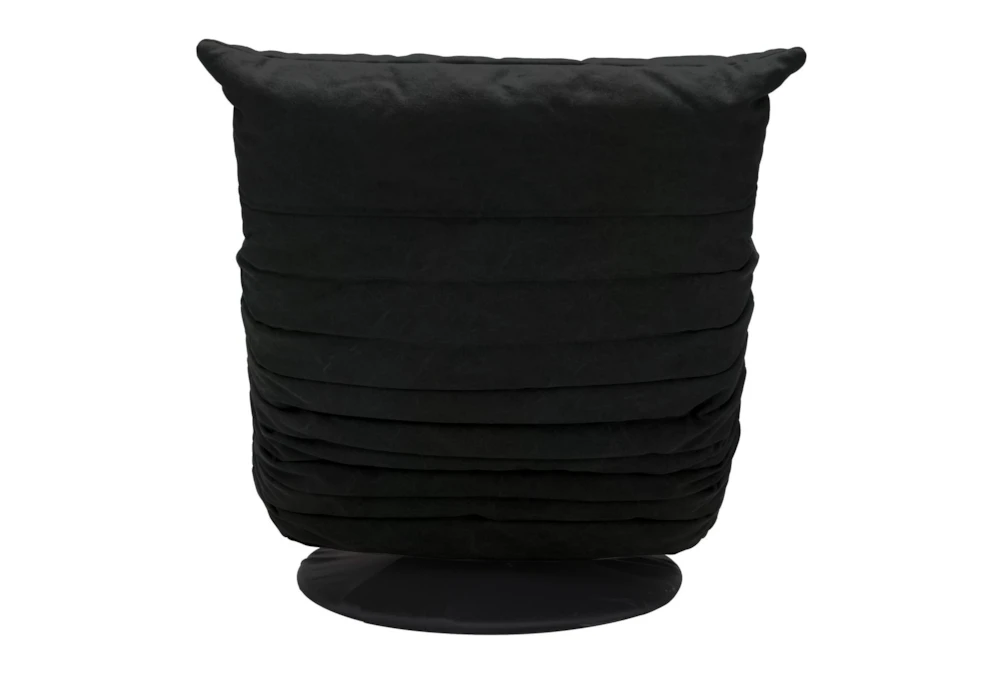 Black Low Swivel Gaming Chair 6 Black Low Swivel Gaming Chair - Image 4