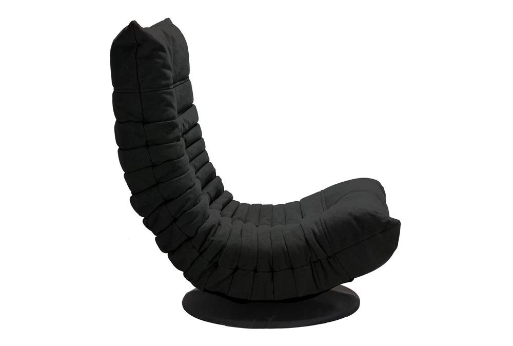 Black Low Swivel Gaming Chair 7 Black Low Swivel Gaming Chair - Image 5