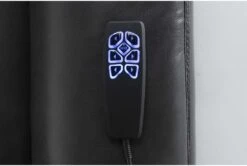 Buckley Grey Leather Dual Motor Lift Recliner With Power Headrest & USB -Modern Office Shop 284071 grey leather lift detail 44