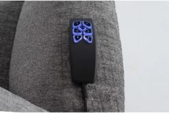 Harvest Boulder Grey Power Lift Recliner With Power Headrest, Lumbar & USB -Modern Office Shop 284078 brown fabric lift detail 45