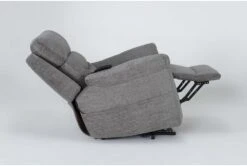 Harvest Boulder Grey Power Lift Recliner With Power Headrest, Lumbar & USB -Modern Office Shop 284078 brown fabric lift side 21