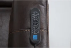 Clive Brown Power Lift Recliner With Power Headrest, Lumbar & USB -Modern Office Shop 286171 brown fabric lift hardware 51