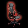 Spectrum Black Gaming Chair With Red Accents, Adjustable Height Armrests & Battery Operated Led Lights 2 Spectrum Black Gaming Chair With Red Accents, Adjustable Height Armrests & Battery Operated Led Lights -Modern Office Shop 289893 red polyurethane gaming chair signature 01