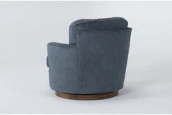 Liv Swivel Barrel Chair -Modern Office Shop 291572 blue polyester accent chair side 19