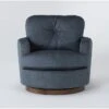 Liv Swivel Barrel Chair -Modern Office Shop 291572 blue polyester accent chair signature 01