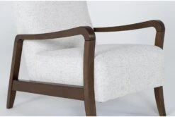 Miles Accent Chair -Modern Office Shop 291573 white polyester accent chair detail 44