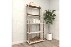 32X75 White Wood Shelving Unit 22 32X75 White Wood Shelving Unit -Modern Office Shop 293099 white wood bookcase room 88