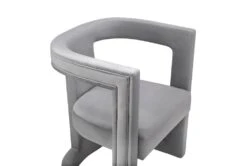 Montgomery Grey Velvet Accent Chair