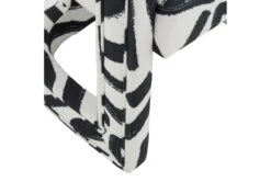Montgomery Black And White Abstract Accent Chair -Modern Office Shop 294771 black fabric accent chair detail 45