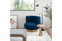 Marilyn Navy Velvet Swivel Accent Chair 19 Marilyn Navy Velvet Swivel Accent Chair -Modern Office Shop 294782 blue fabric swivel room 85