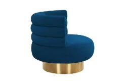 Marilyn Navy Velvet Swivel Accent Chair 14 Marilyn Navy Velvet Swivel Accent Chair -Modern Office Shop 294782 blue fabric swivel side 14