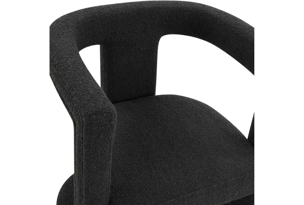 Montgomery Black Boucle Accent Chair 5 Montgomery Black Boucle Accent Chair - Image 3