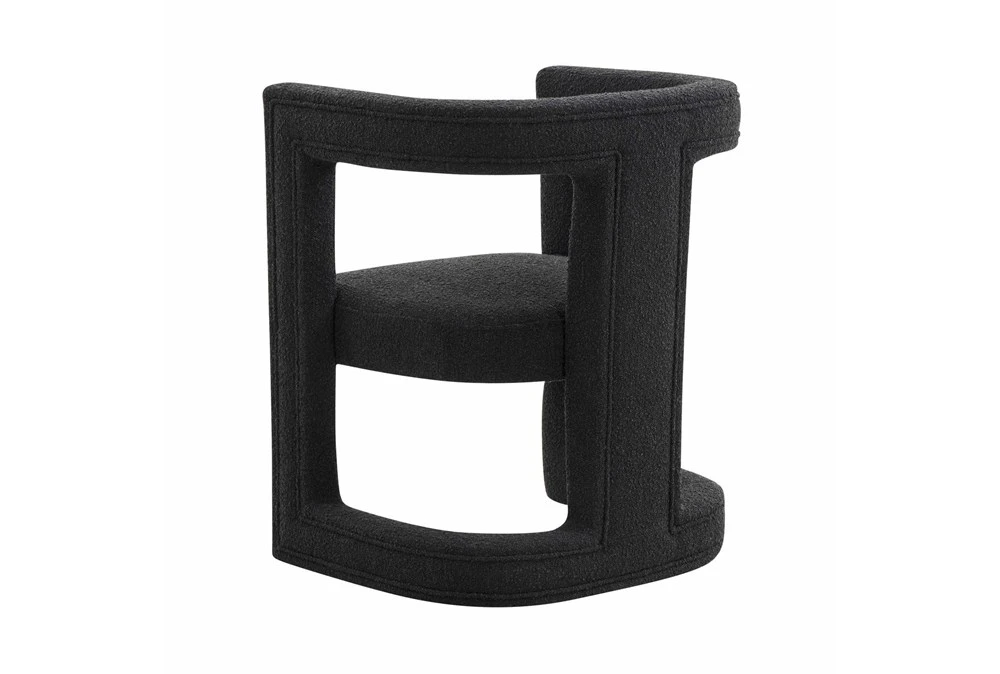 Montgomery Black Boucle Accent Chair 3 Montgomery Black Boucle Accent Chair