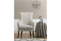 Quintana Beige Quilted Accent Chair -Modern Office Shop 295841 beige fabric accent chair room 85