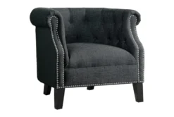 Natalie Grey Accent Chair